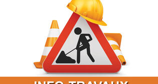Route barrée - Travaux rue Gustave Delarue