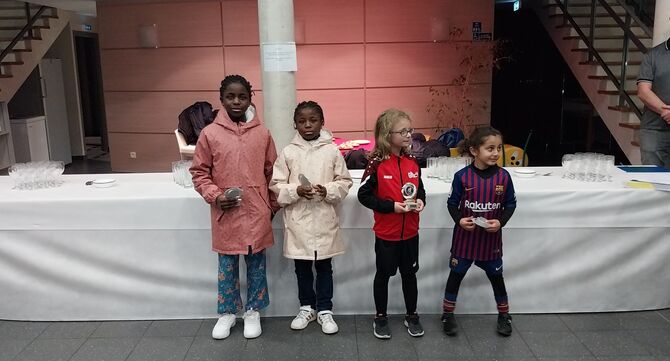 Cérémonie de remise des médailles aux sportifs de la ville